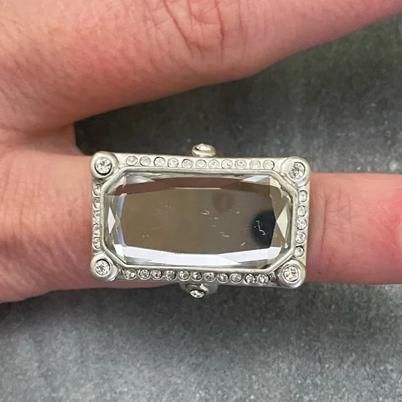 Lia Sophia Acropolis Silver Statement Ring - Picture 4 of 9